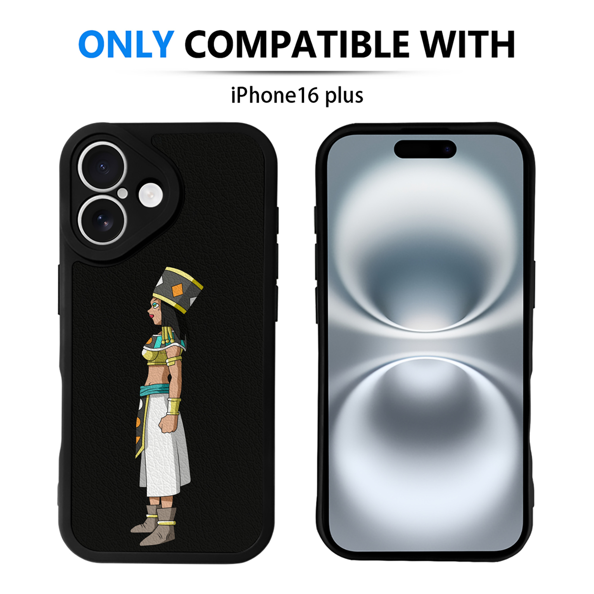 （画像用） ドラゴンボール DRAGON BALL 【iPhone 16シリーズ対応】シリコンスマホケース（レザー調） 材質：シリコン
